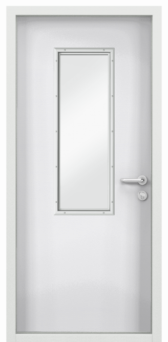 Дверь противопожарная EI 60, Порошково-полимерное покрытие, —, RAL 7035 серый в Калининграде