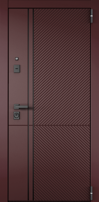 ULTIMATUM PRO PP, Панель MDF с лакокрасочным покрытием, UT-F7B, ЛКП Кармин в Калининграде